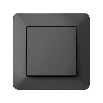 ATLASDESIGN AIR 1-постовая РАМКА, БАЗАЛЬТ/дымчатый черный