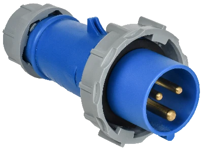 Вилка переносная ССИ-0132 16А-6ч/200-250В 2P+PE IP67 IEK