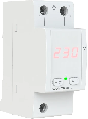 Вольтметр U1 red