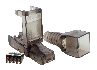 Коннектор 8P8C UTP Cat.6A (RJ-45) безынструментальный (DIY) SUPRLAN 10-0239-1