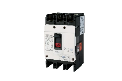 Выключатель автоматический в литом корпусе типа HGM, типоразмера 100AF, арт.HGM100H3PT4S0000C00020F (20А, 26кА, 3 полюса, регулируемый термомагнитный расцепитель, переднее подключение)