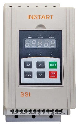 Устройство плавного пуска SSI-15/30-04 15кВт, 30А, 3Ф, 380В±15%, 50Гц/60Гц, IP20, без встроенного байпаса Instart 00060400