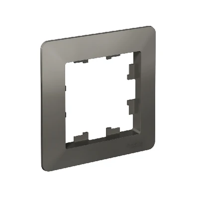 ATLASDESIGN AIR 1-постовая РАМКА, СТАЛЬ/дымчатый черный