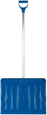 Лопата для уборки снега Профи поликарбонатная, алюминиевый черенок, большая 550х420х1350 мм FIT РОС 68119
