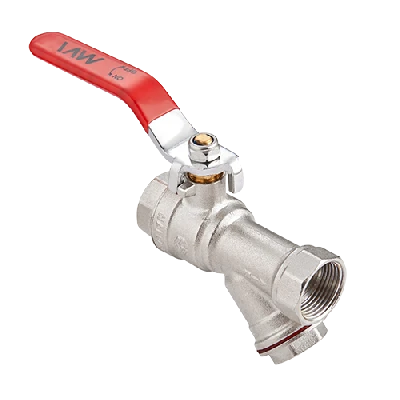 Кран шаровый 1/2' ВВ со встроенным фильтром ручка MVI BV.631.04