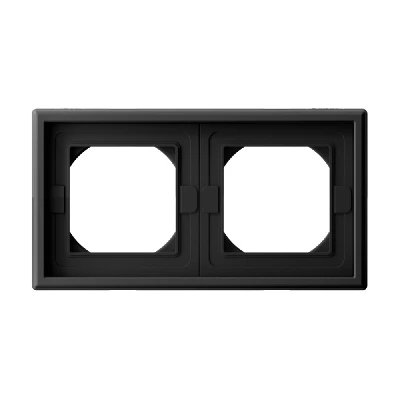 ARTGALLERY рамка 2-постовая IP44,  карбон Systeme Electric GAL441002