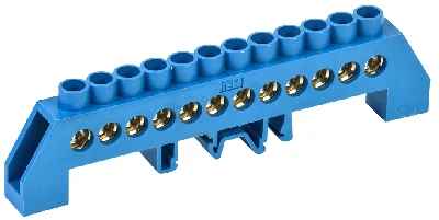 Шина N ноль комбинированный DIN-изолятор типа Стойка ШНИ-8х12-12-КС-С IEK YNN10-812-12DP-K07