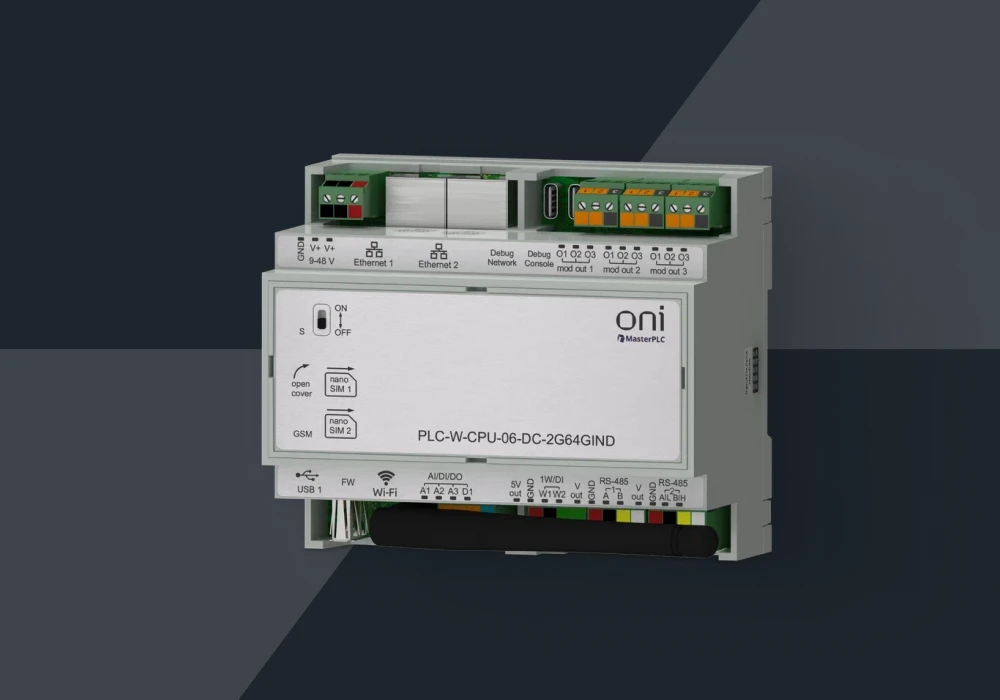 ПЛК PLC-W ONI ВКЛЮЧЕНЫ В РЕЕСТР МИНПРОМТОРГА