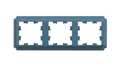 ATLASDESIGN ANTIQUE 3-постовая рамка, универсальная, ИЗУМРУД Systeme Electric ATN100803