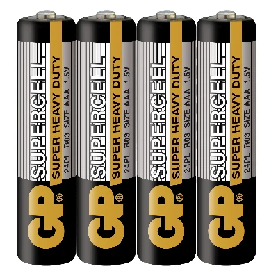 Батарейка солевая Super & Greencell & PowerPlus -4 шт. в пленке