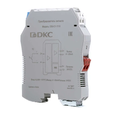 Преобразователь сигнала DSI, 1 вход TC Тип K, 1 выход 4…20 мА DKC DSI-C1-1110