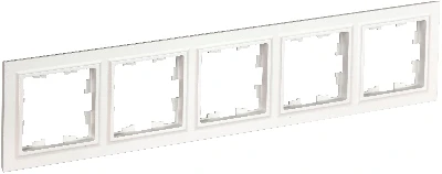 BRITE Рамка 5 постов РУ-5-БрБ белый