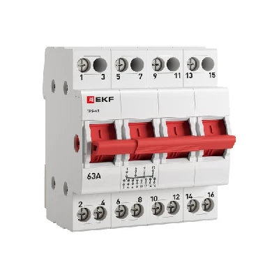Трехпозиционный переключатель ТПС-63 4P 63А PROxima EKF TPS463