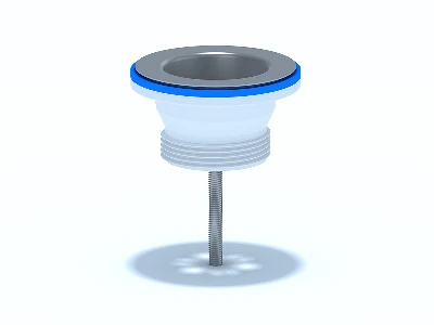 Выпуск АНИ 1 1/4' с нержавеющей сеткой АНИ пласт M200