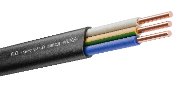 Кабель силовой ВВГ-Пнг(А)-LS 3х1.5 (N, PE)-0.660 плоский однопроволочный АЛЮР 00-00006253