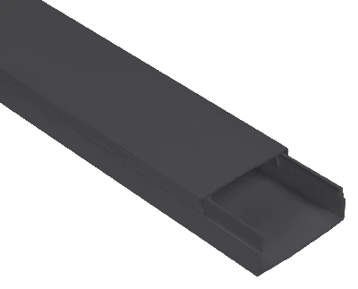 Кабель-канал 40х25 ЭЛЕКОР черный (24м) IEK EL-KK10-040-025-1-K02