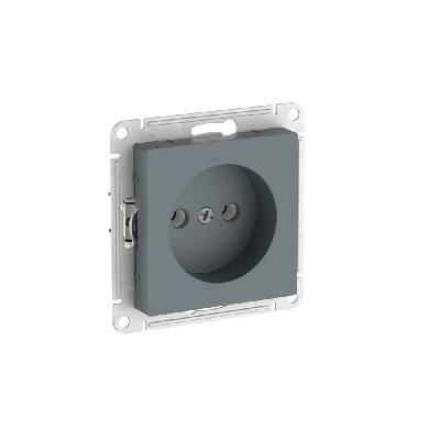 ATLASDESIGN РОЗЕТКА без заземления без шторок, 16А, быстрозажимные клеммы, ГРИФЕЛЬ