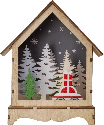 Гирлянда новогодняя светодиодная NGF-D045-03 новогодний домик