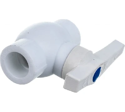 Кран шаровой 25 мм полипропиленовый PPR белый Valfex 10144025