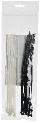 Набор хомутов 2,5х250 (25б. 25ч) (50шт/упак) IEK UNH35-N04-050