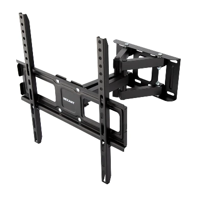 Кронштейн для телевизора 32'-55' дюймов наклонно-поворотный двойное колено HOME, REXANT 38-0334