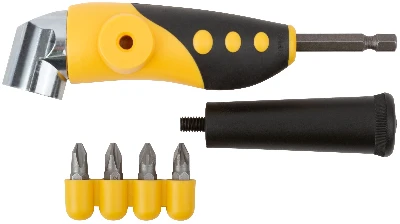 Адаптер угловой металлический прорезиненный 45 градусов FIT 37853