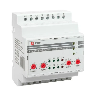 Контроллер АВР на 2 ввода с секционированием AVR-3 PROxima EKF rel-avr-3