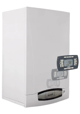 Котел газовый NUVOLA3 COMFORT 320Fi настенный 32 кВт двухконтурный с закрытой камерой сгорания, с встроенным бойлером из нержавеющей стали емкостью 60 л, с выносной панелью управления