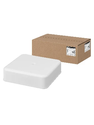 Коробка распаячная КР 75х75х20 ОП белая IP40