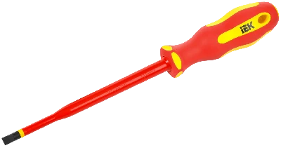 Отвертка диэлектрическая SLIM SL6,5х150 Т2 ARMA2L 5 IEK A2L5-SC31-T2-SL-65-150