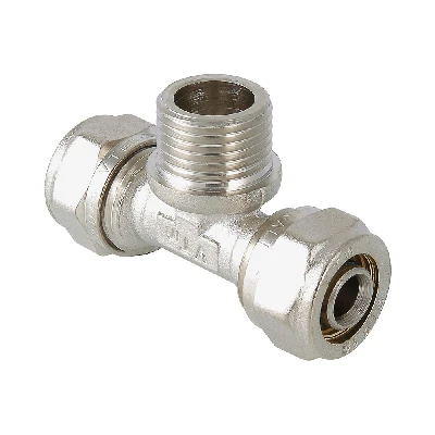 Тройник обжимной 26 х 3/4' НР VALTEC VTm.333.N.260526 IV3332605