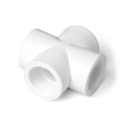 Крестовина 20 полипропиленовая PPR белая PRO AQUA PA17008P