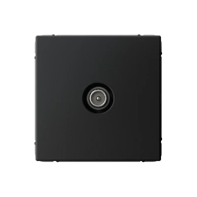 ARTGALLERY TV ТВ розетка проходная 4DB, механизм, карбон Systeme Electric GAL001092