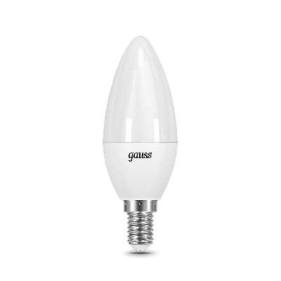 Лампа светодиодная LED 7 Вт 550 лм 6500К свеча холодный E14 AC 220В шаговое диммирование выключателем Black Gauss