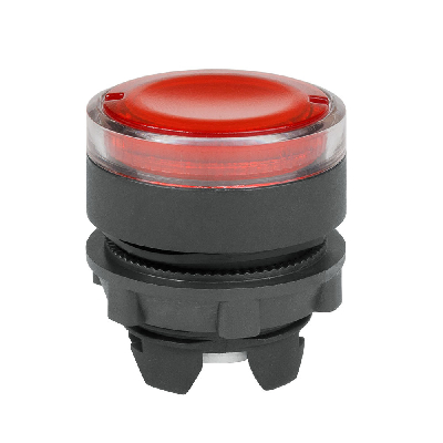 Головка кнопки OptiSignal D22 A5-PL-4 с подсветкой красная пластик ZB5AW343 КЭАЗ 332307