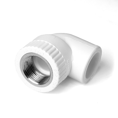 Угольник 20 х 1/2' ВР комбинированный, полипропиленовый, белый PRO AQUA PA26008P