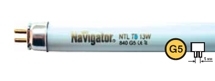Лампа линейная люминесцентная ЛЛ 8вт NTL-Т4 860 G5 дневная Navigator Group 94112 14166