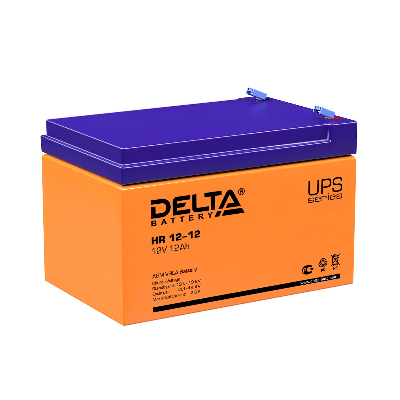 Аккумулятор HR 12В 12Ач DELTA HR 12-12
