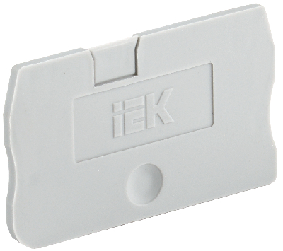 Заглушка для КПИ 2в-1,5/2,5 серая IEK YZN11D-ZGL-002-K03