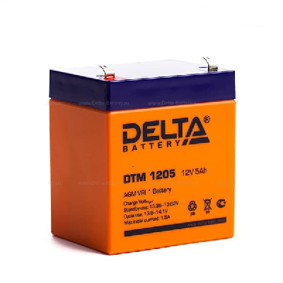 Аккумулятор DTM 12В 5Ач DELTA DTM 1205