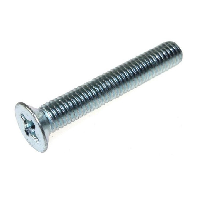 Винт DIN965 М4х12 потайная головка оцинкованный Tech-KREP 00006279   