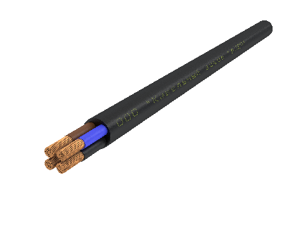 Кабель силовой КГТП-ХЛ 4х4(N)-380/660-3бар