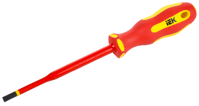 Отвертка диэлектрическая SLIM SL5,5х125 Т2 ARMA2L 5 IEK A2L5-SC31-T2-SL-55-125
