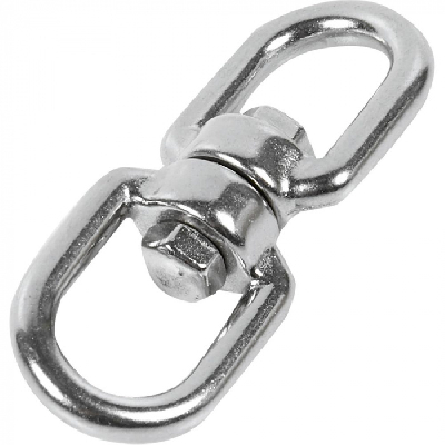 Вертлюг 6мм кольцо-кольцо покрытие цинк Крепдил Swivel-6mm