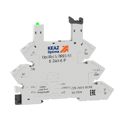 Розетка для реле OptiRel G RR93-01-6-24D-6-V КЭАЗ 281157