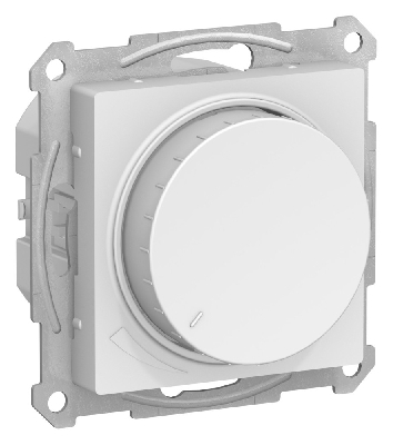 ATLASDESIGN СВЕТОРЕГУЛЯТОР (диммер) повор-нажим, LED, RC, 400Вт, мех., ЛОТОС Systeme Electric ATN001323