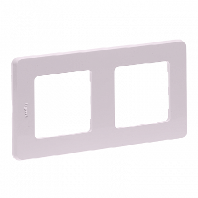 Рамка 2-местная розовый INSPIRIA