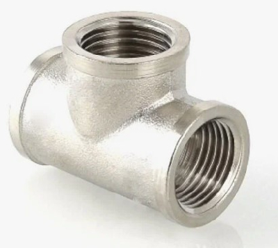 Тройник ВВВ 1/2'х1/2'х1/2' никелированный Aquadeel BFN-011-203