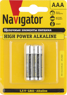 Батарейка NBT-NE-LR03-BP2 Navigator Group 94750 16999