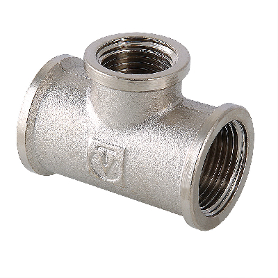Тройник ВВВ 1'х3/4'х1' переходной, никелированный VALTEC VTr.750.N.0605 S75010656